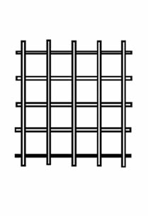 Square mesh schematic diagram